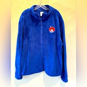 Disney Fleece Jacket Royal Blue Snow White 2XL Super Comfy!